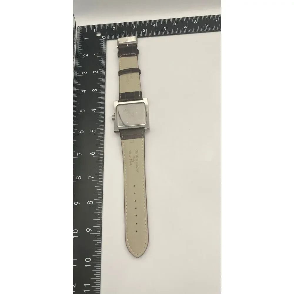 VTG Guess G66471G Men's Watch 38mm - New Battery - New Adjustable Leather Band